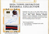 2024 Topps Definitive Baseball Hobby 2 Box Case #1 - PICK YOUR TEAM